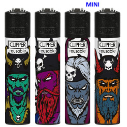 4T. Mini «Clipper» «EVIL PIRATTE» Exp. 48 encendedores