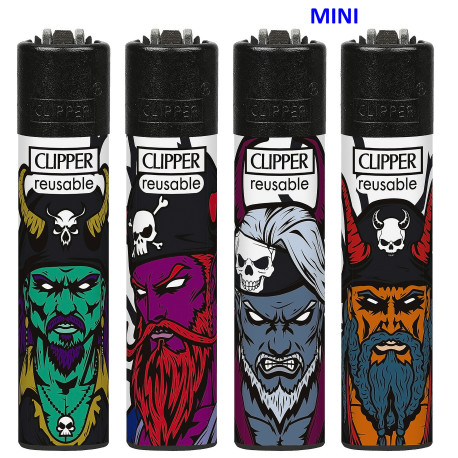 4T. Mini «Clipper» «EVIL PIRATTE» Exp. 48 encendedores