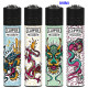 4T. Mini «Clipper» «ASIAN DRAGONS» Exp. 48 encendedores