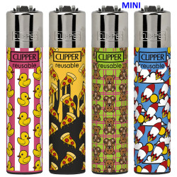 4T. Mini «Clipper» «JAMMIES PATTERNS» Exp. 48 encendedores