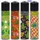 4T. Mini «Clipper» «WEEDY PATTERN» Exp. 48 encendedores