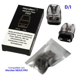 4T. Pack de 3 PODS para Vaper «NEXUS PRO»