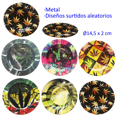 1T. Ø14,5 cm Cenicero de mesa