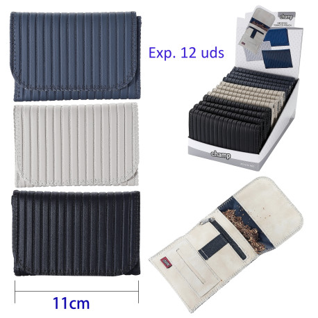 3T. Expositor con 12 bolsas para picadura de tabaco «Champ» Small grooved