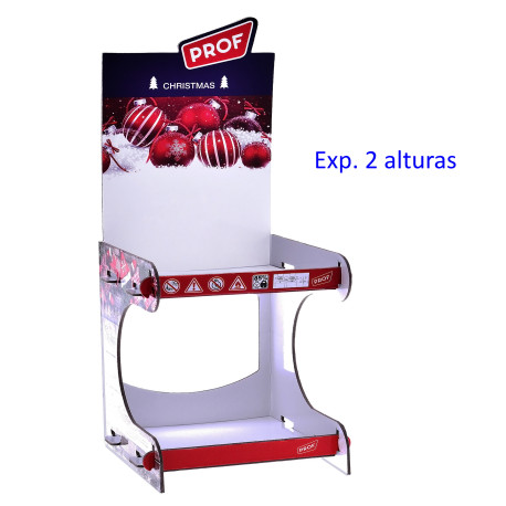 3T. Expositor 2 plantas para encendedores «Prof» Christmas