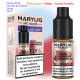 6T. 10 mg. Peach Strawberry Watermelon «MARYLIQ» Sales de nicotina 10 ml.