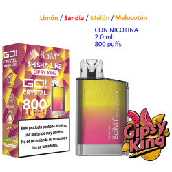 5T. Gipsy king 20 mg. «BALMY GO CRYSTAL» Vaper desechable