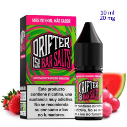 4T. 10ml 20 mg. Watermelon Strawberry Bubblegum Sales de nicotina «Drifter Bar Salts»