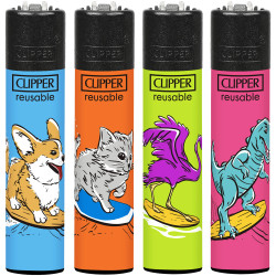 4T. Clipper «SURF ANIMALS» Exp. 48 encendedores