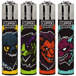 4T. Clipper «ANIMALS ZOMBIES» Exp. 48 encendedores