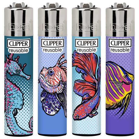 4T. Clipper «UNDER THE SEA 3» Exp. 48 encendedores