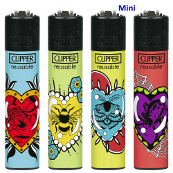 4T. Mini «Clipper» «LOVE INSECTS» Exp. 48 encendedores