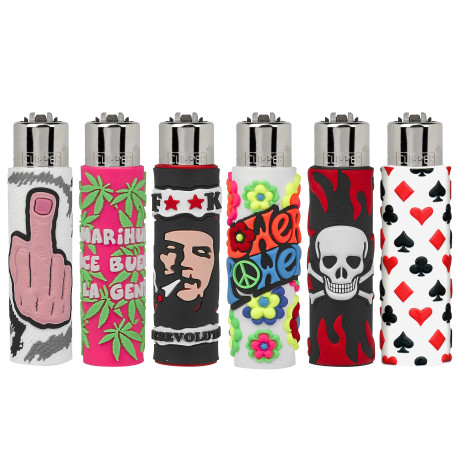 4T. Clipper «MIX GO 1» Exp. 30 encendedores con funda