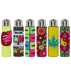 4T. Clipper «MIX GO 2» Exp. 30 encendedores con funda