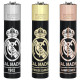 4T. Clipper «MADRIDISTA» Exp. 12 encendedores con estuche de metal