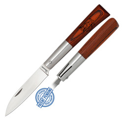 3T. 8,5 cm. Navaja «Albainox» «TORO» con mango stamina roja