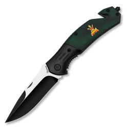 3T. 8,3 cm. Navaja «Albainox» LEGIÓN con mango stamina verde