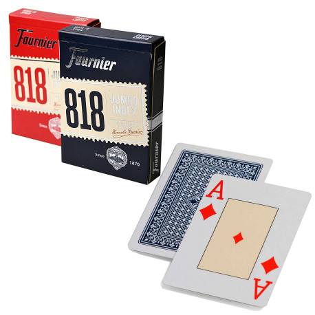 4T. Box with 12 «Fournier» poker cards 818-55