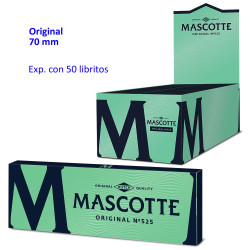 4T. Papel de liar «Mascotte» Original 70 mm. Expositor con 50 libritos