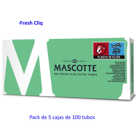 4T. 100 tubos Fresh Cliq «Mascotte» Cajón con 100 cajas