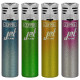 4T. Clipper «METALLIC GRADIENT 4» Expositor con 48 encendedores