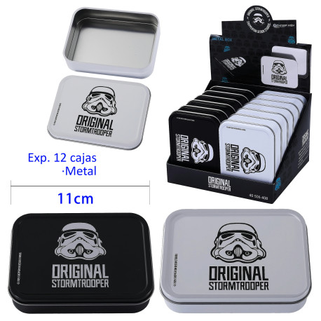 3T. Expositor con 12 cajas de metal  «CHAMP-HIGH» Stormtrooper
