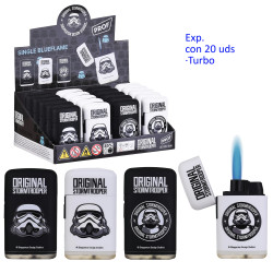 3T. Expositor con 20 encendedores turbo «Prof» Stormtrooper