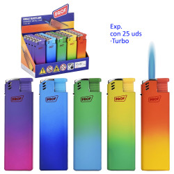 3T. Expositor con 25 encendedores turbo «Prof» Gradient