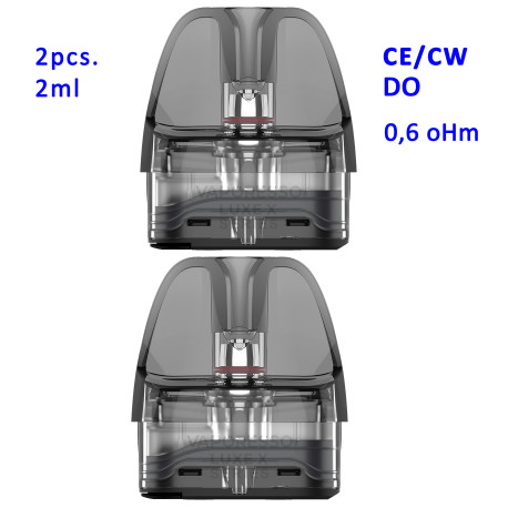 4T. Pod Luxe X Series Corex 2.0 2ml 0.6 ohm (2pcs) - Vaporesso