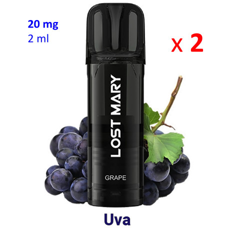 4T. 2 Pods Grape 20mg. «Lost Mary TAPPO PRO»