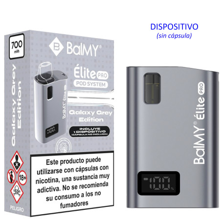 4T. GALAXY GREY Dispositivo sin cápsula «BALMY ÉLITE PRO»
