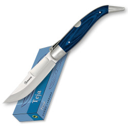 3T. 5 cm. Navaja «Albainox» con mango stamina azul