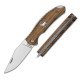 3T. 8,3 cm. Navaja «Albainox» «CIERVO» con mango de madera