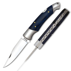 3T. 8 cm. Navaja «Albainox» con mango stamina azul