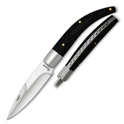 3T. 8,5 cm. Navaja «Albainox» virola con mango stamina negra