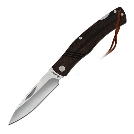 3T. 8 cm. Navaja «Albainox» caza con mango madera wengué