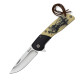 3T. 6,7 cm. Navaja «Albainox» «PESCA» con mango madera negra/ABS