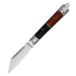 3T. 7,3 cm. Navaja «Albainox» con mango stamina roja y negra