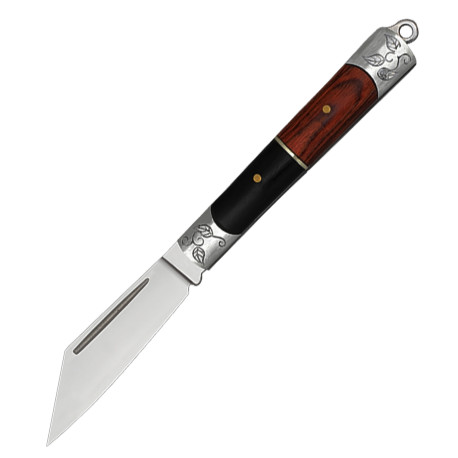 3T. 7,3 cm. Navaja «Albainox» con mango stamina roja y negra