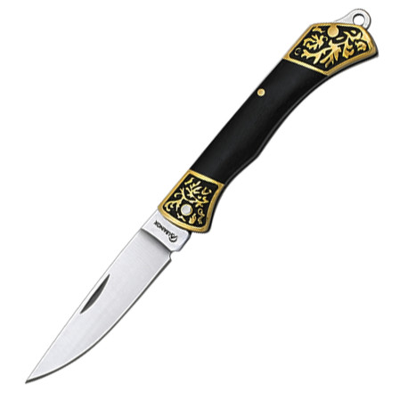 3T. 6 cm. Navaja «Albainox» virola con mango acrílico negro