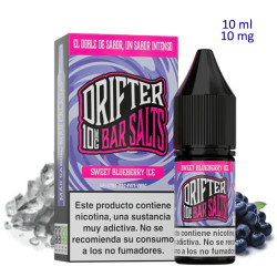 4T. 10ml 10 mg. Sweet Blueberry Ice Sales de nicotina «Drifter Bar Salts»