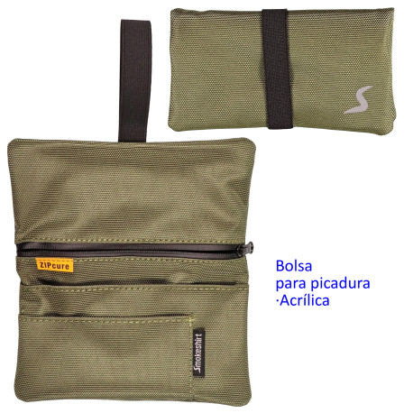3T. Bolsa para picadura de tabaco nylon verde