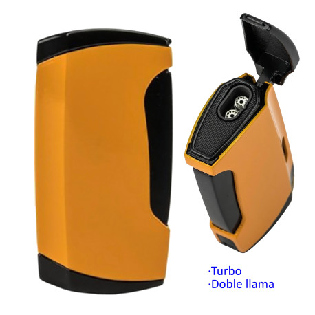 3T. Encendedor turbo «JEAN CLAUDE Diego» amarillo/negro