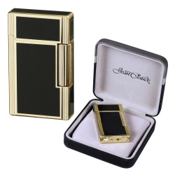 3T. Encendedor piedra «JEAN CLAUDE Dustin» dorado/negro