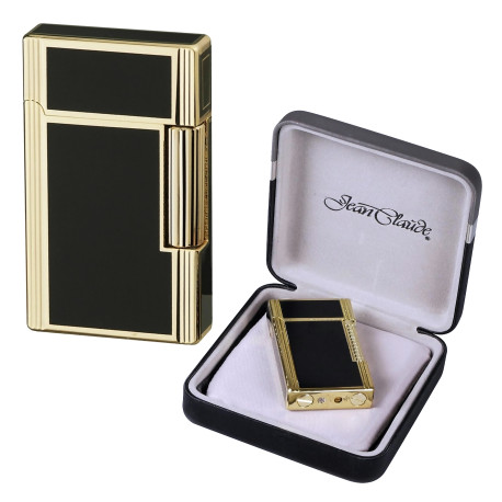 3T. Encendedor piedra «JEAN CLAUDE Dustin» dorado/negro