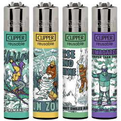 4T. Clipper «WINTER PLANS 2» Exp. 48 encendedores