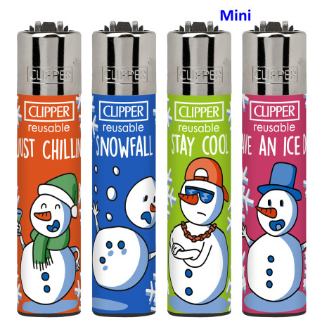 4T. Mini «Clipper» «WINTER SENTENCES» Exp. 48 encendedores
