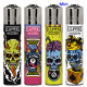 4T. Mini «Clipper» «SKULLS CORPZ 2» Exp. 48 encendedores