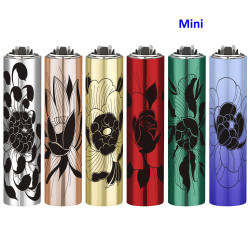 4T. Mini Clipper «BOTANICAL GARDEN» Exp. 30 encendedores con funda metal