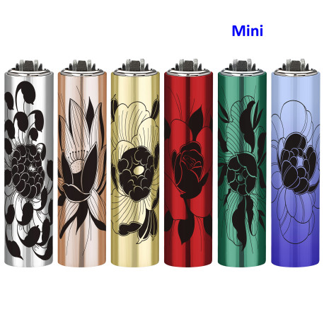 4T. Mini Clipper «BOTANICAL GARDEN» Exp. 30 encendedores con funda metal